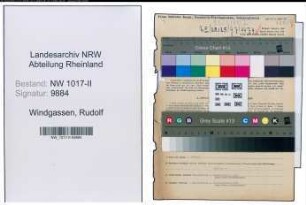 Entnazifizierung Rudolf Windgassen , geb. 04.10.1904 (Prokurist)