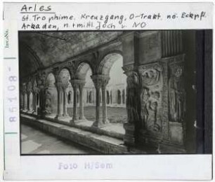 Arles: St. Trophime, Kreuzgang, Pfeiler mit Steinigung des Heiligen Stephanus