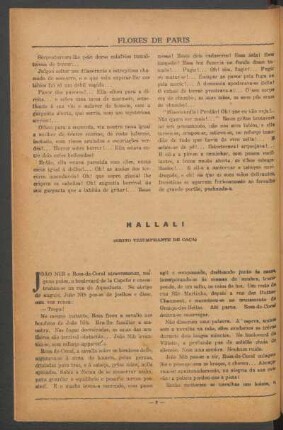 Hallali : (Grito triumphante de caça)