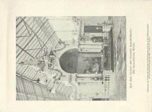 Aus dem Innern der Grossen Industriehalle. Die kaiserlichen Möbel