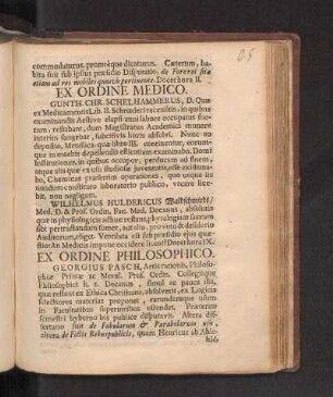 Ex Ordine Philosophico.