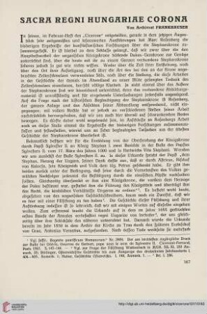 9(1917) S. 167-173: Sacra Regni Hungariae Corona