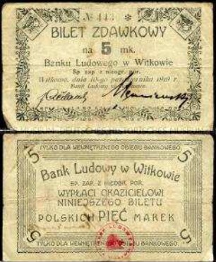 Wittingen, Notgeld 5 Marek