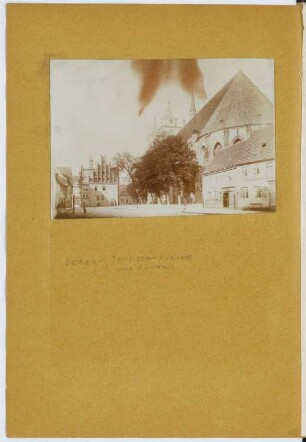 Nikolaikirche, Zerbst: Ansicht (aus: Skizzen- und Fotoalbum 11)