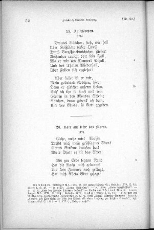 19. An Röschen.
