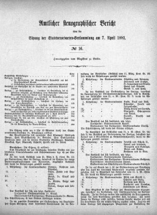 No. 16, 7. April 1881
