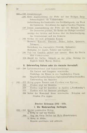 Zweiter Zeitraum (264-133)