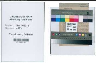 Entnazifizierung Wilhelm Eickelmann , geb. 00.00.0000 ()