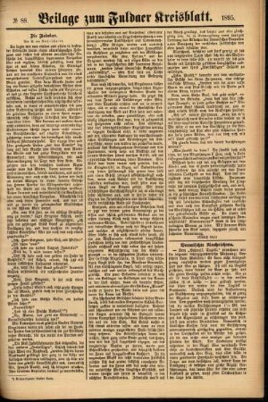 Zweite Ausgabe vom Samstag, den 27. Juli 1895.
