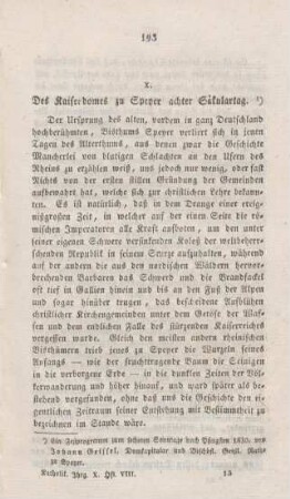 193-216 Des Kaiserdomes zu Speyer achter Säkulartag