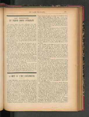 Les Obsèques du Prince Henri D'Orleans.