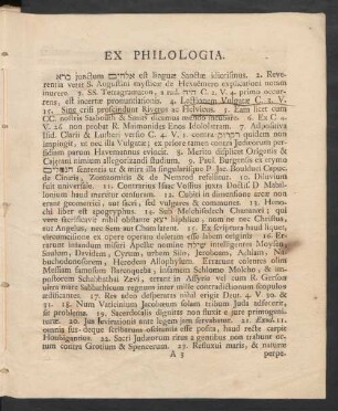 Ex Philologia