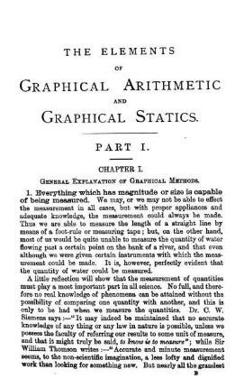 Part I. Graphical Arithmetic. Chapter I - III.