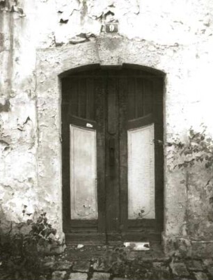 Schwarzenberg. Wohnhaus, Vorstadt 9 (um 1800). Portal