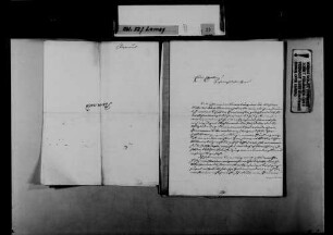 Schreiben von Carl Heinrich Reutti, Karlsruhe, an August Lamey: Bewerbung um die Archivar-Stelle der Ersten Kammer des badischen Landtags.