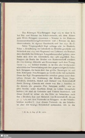 Geschichte des Rittergutes Neu-Struppen