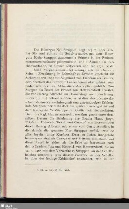 Geschichte des Rittergutes Neu-Struppen