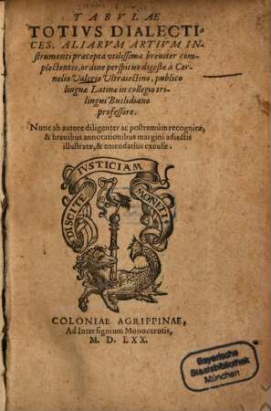 Tabulae totius Dialectices