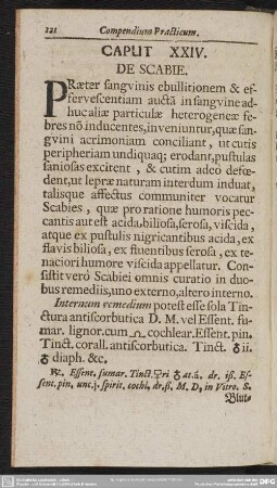 Caput XXIV. De Scabie