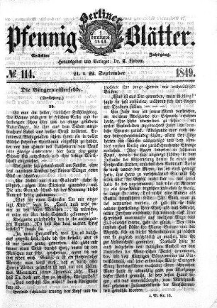 No. 114, 21. u. 22. September