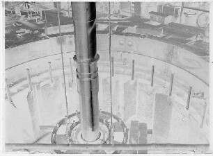 Staustufe Himmelstadt. Baumaßnahmen. Vgl. vorherige Aufnahmen.