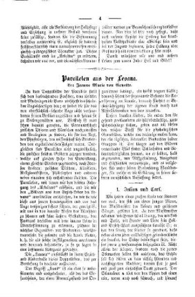 Parallelen aus der Levana