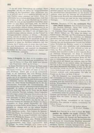 277-278 [Rezension] Textus et documenta ; 16