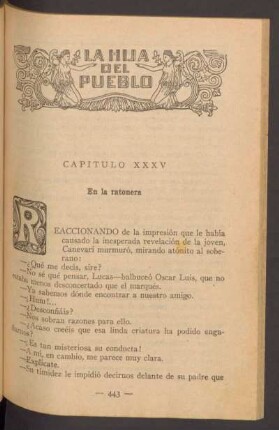 Capítulo XXXV - En la ratonera