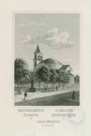 Katholische Kirche [St. Stephan] in Carlsruhe - L'Eglise catholique à Carlsruhe