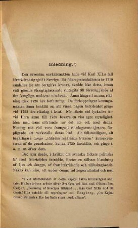 Sveriges ställning till utlandet : närmast efter 1772 års statshvälfning ; akademisk afhandling