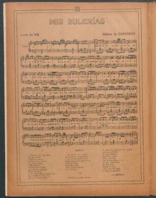 Mis bulerías - [Partitura]