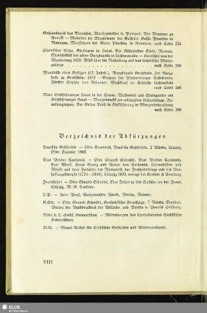 Verzeichnis der Abkürzungen