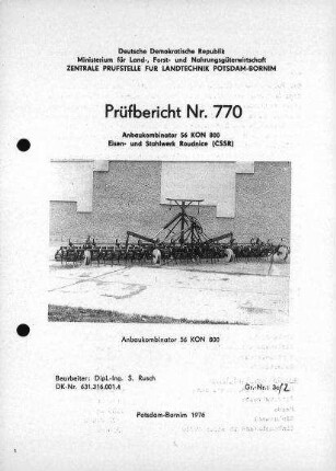 Anbaukombinator 56 KON 800