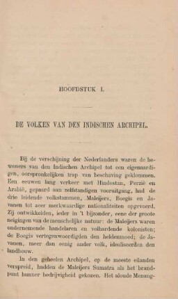 Hoofdstuk. I. De volken van den Indischen Archipel