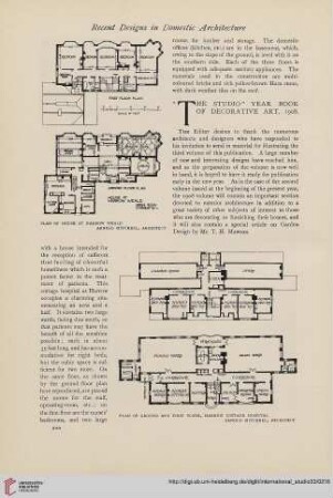 "The Studio" year book of decorative art, 1908