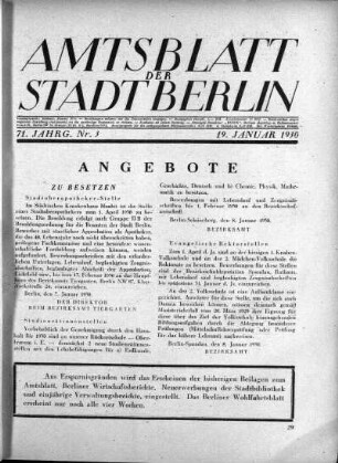 1930,3: Nr. 3, 19. Januar 1930