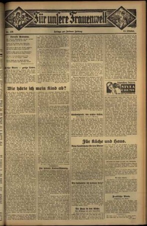 Zweite Ausgabe vom Freitag, den 14. Oktober 1932.