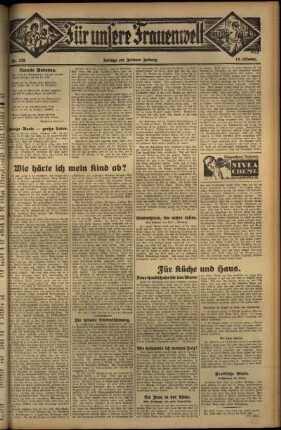 Zweite Ausgabe vom Freitag, den 14. Oktober 1932.