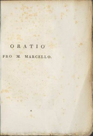 Oratio Pro M. Marcello.
