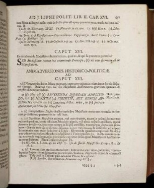 Caput. XVI. - Caput. XVII.