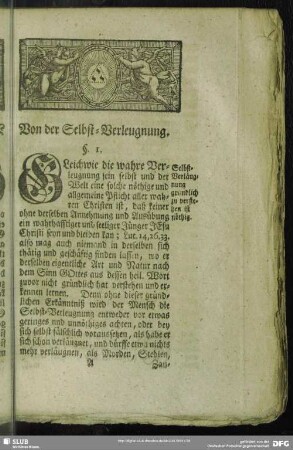 Von der Selbst-Verleugnung