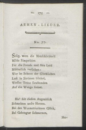 Armen-Lieder. No. 77. - No. 79.