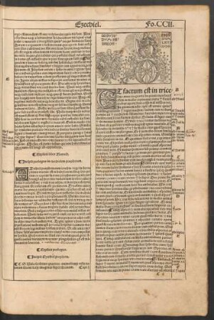 Incipit Ezechiel propheta.