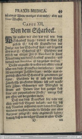 Caput XII. Von dem Scharbock