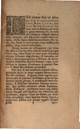 De arbitrio armorum dissertatio