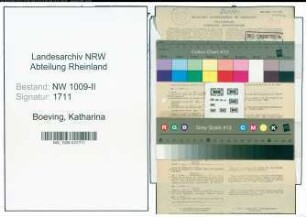 Entnazifizierung Katharina Boeving , geb. 04.10.1903 (Putzfrau)