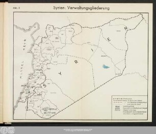 Syrien: Verwaltungsgliederung