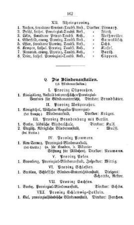 Die Blindenanstalten