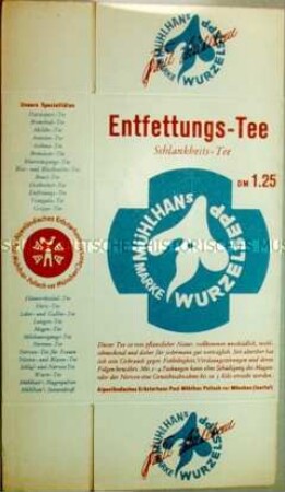 Packung für "Entfettungs-Tee"