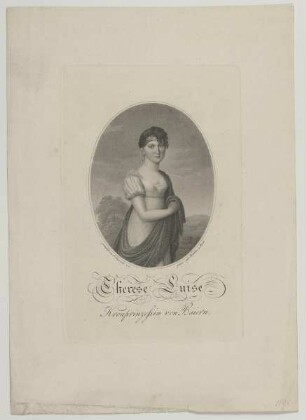 Bildnis der Therese Luise, Kronprinzessin von Baiern